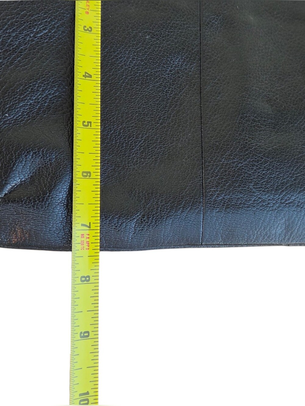 Coach - Kristin Large 14" Long Black Leather Clutch With Gold Hardware - Picture 15 of 16